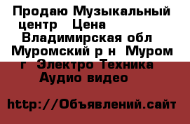 Продаю Музыкальный центр › Цена ­ 119 000 - Владимирская обл., Муромский р-н, Муром г. Электро-Техника » Аудио-видео   
